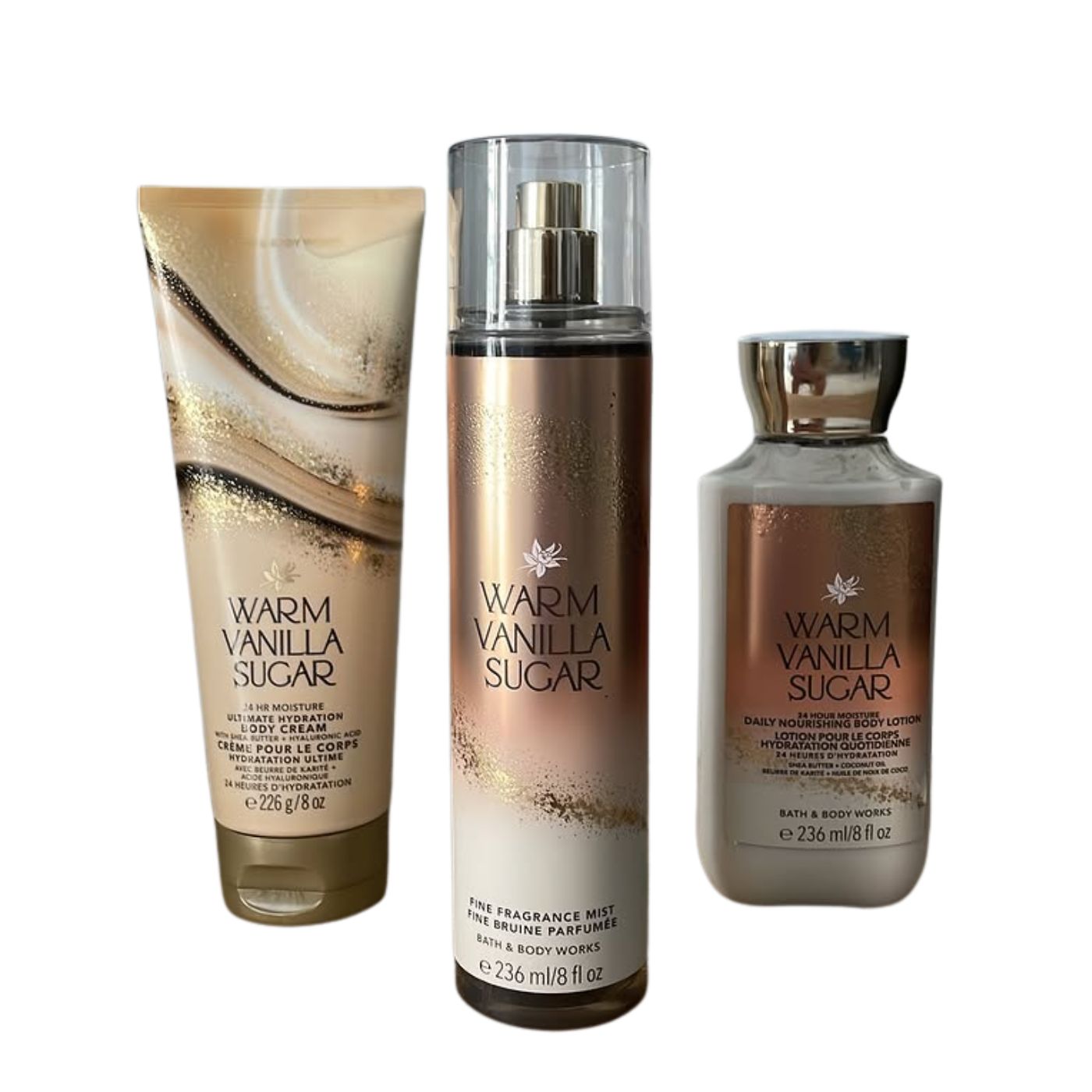 BATH & BODY WORKS – Warm Vanilla Sugar -Gift Set