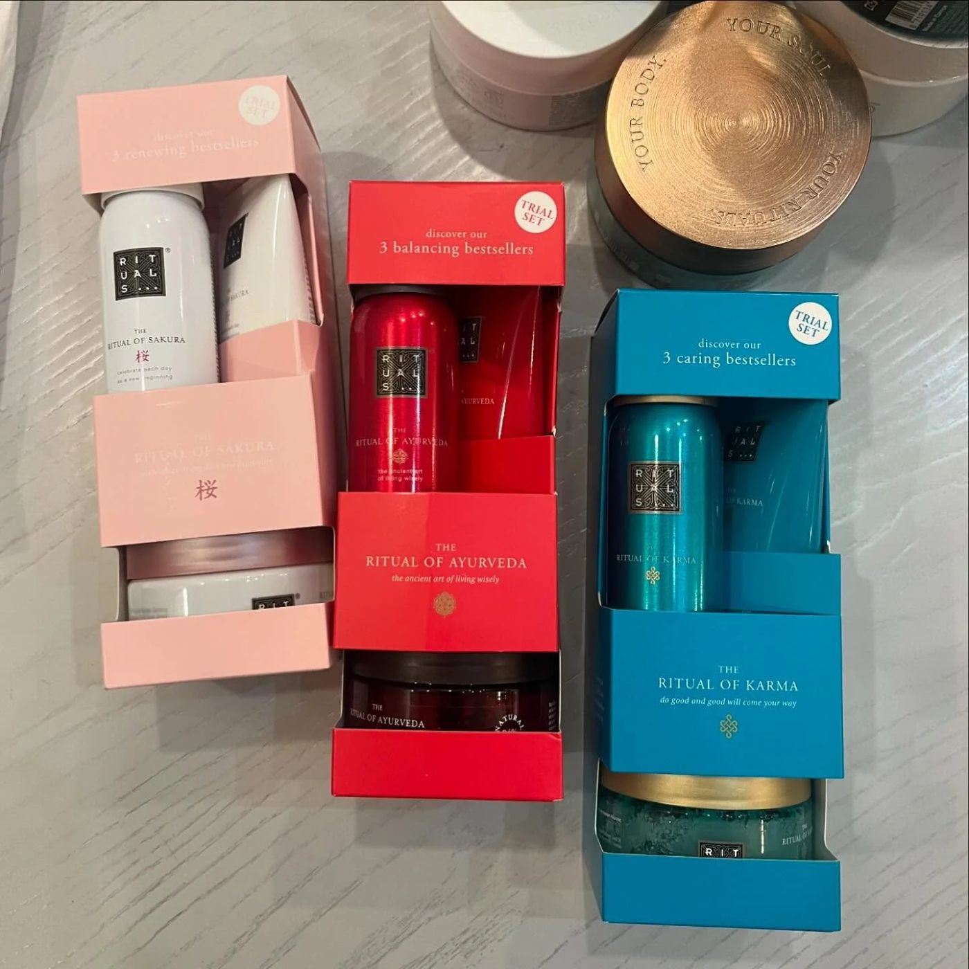 Rituals ( THE RITUAL OF KARMA - THE RITUAL OF SAKURA - The Ritual of Ayurveda )