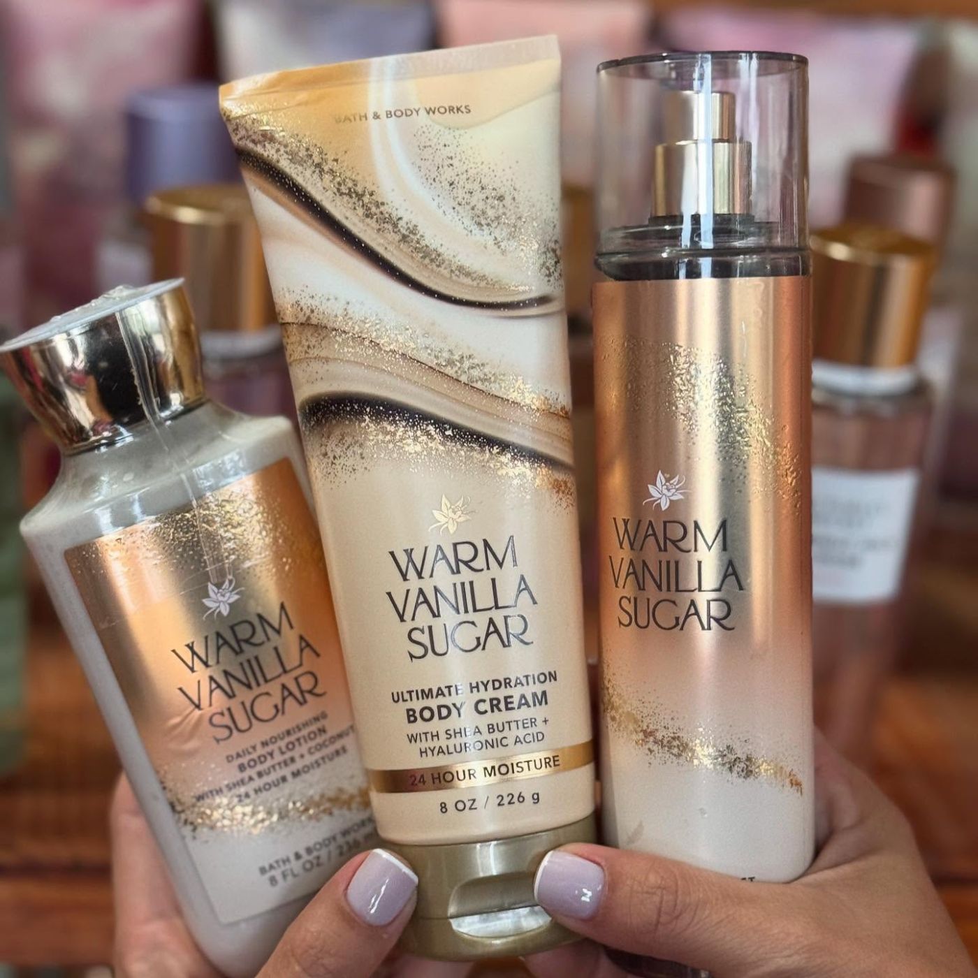 BATH & BODY WORKS – Warm Vanilla Sugar -Gift Set
